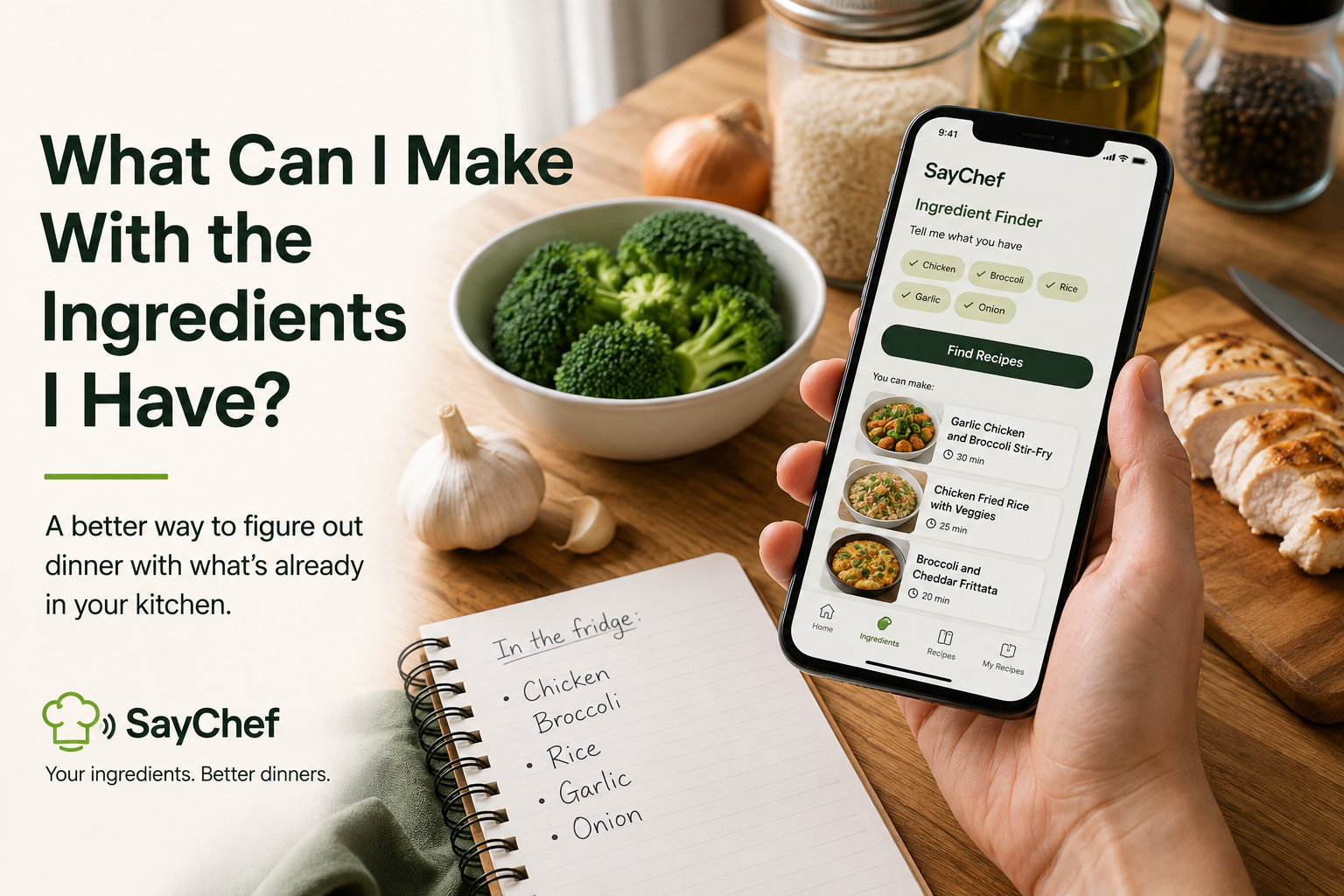 What Can I Make With the Ingredients I Have? A Better Way to Figure Out Dinner