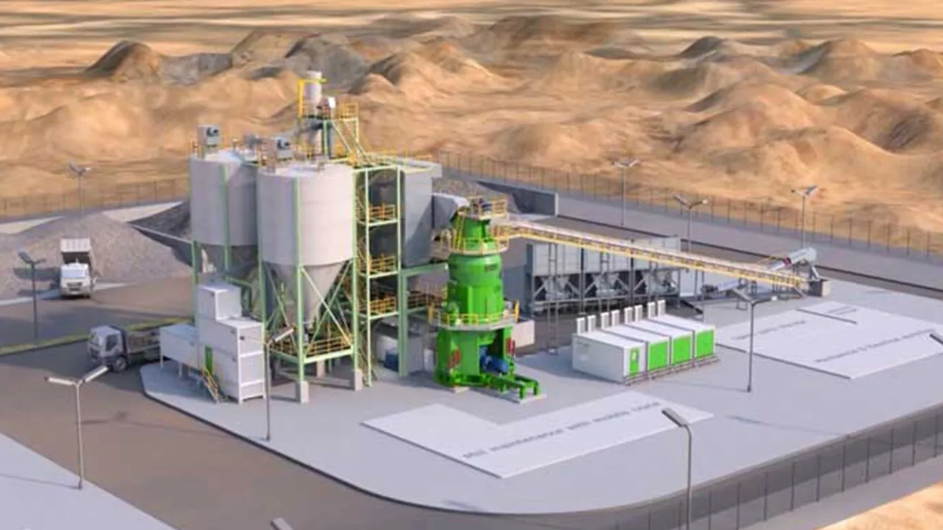 Clinker grinding unit for cement
