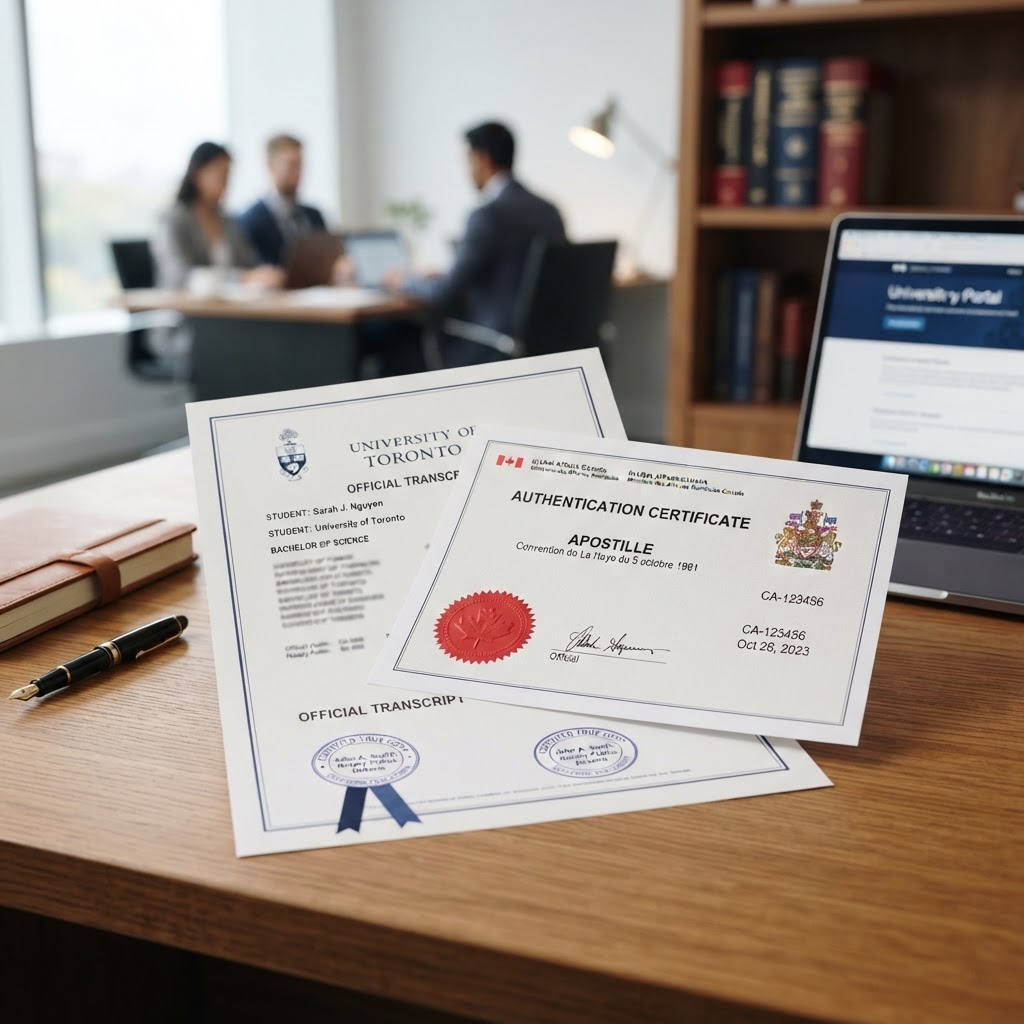 Apostille Canadian University Transcripts: A Complete Guide