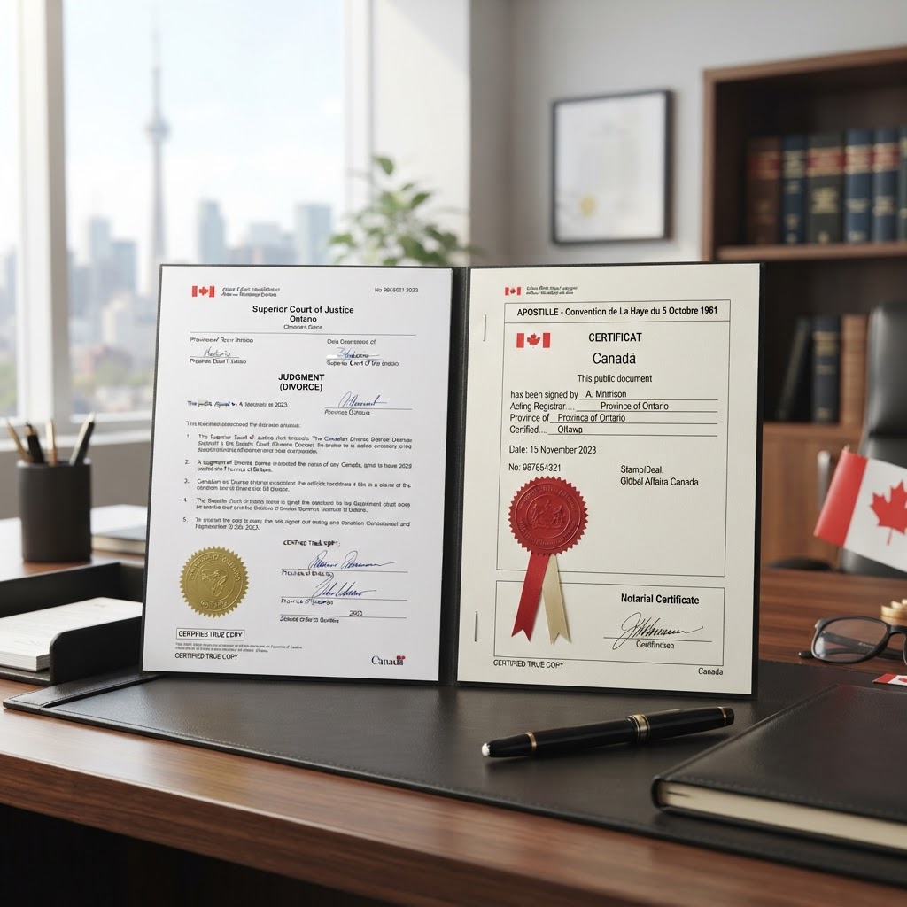 Apostille for Canadian Divorce Decree: A Complete Guide