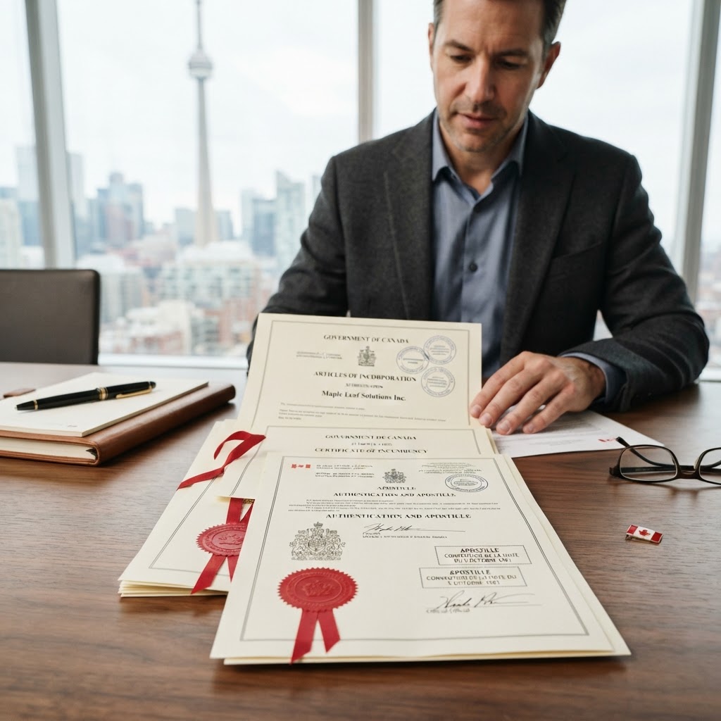Apostille Canadian Business Documents: A Guide for International Trade