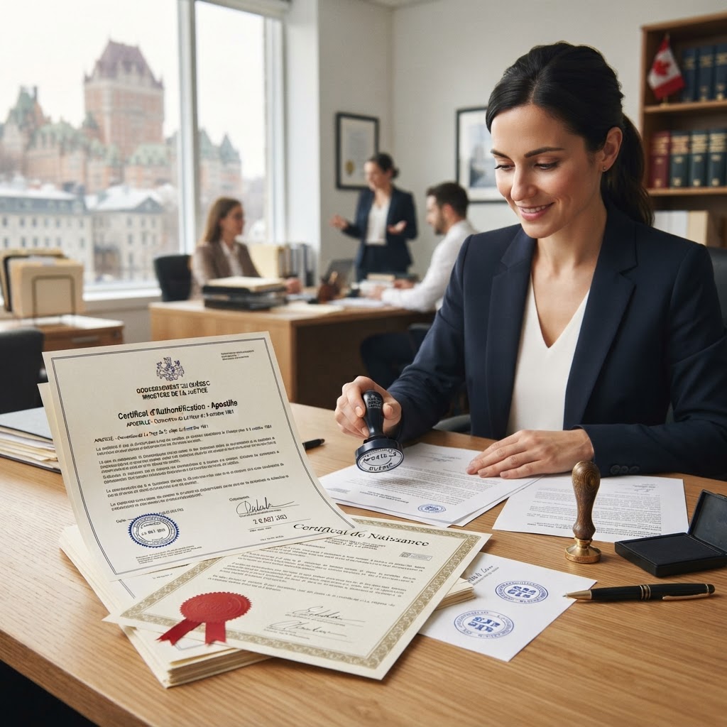 Quebec Apostille Process: A Complete Guide for Canadians