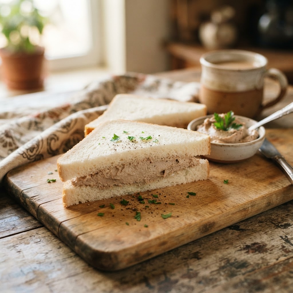Sándwich de patecita para niños