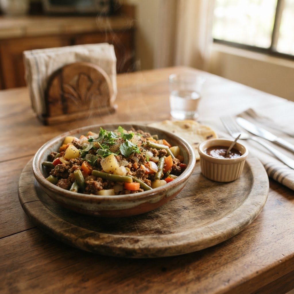 Picadillo de Mano de Piedra