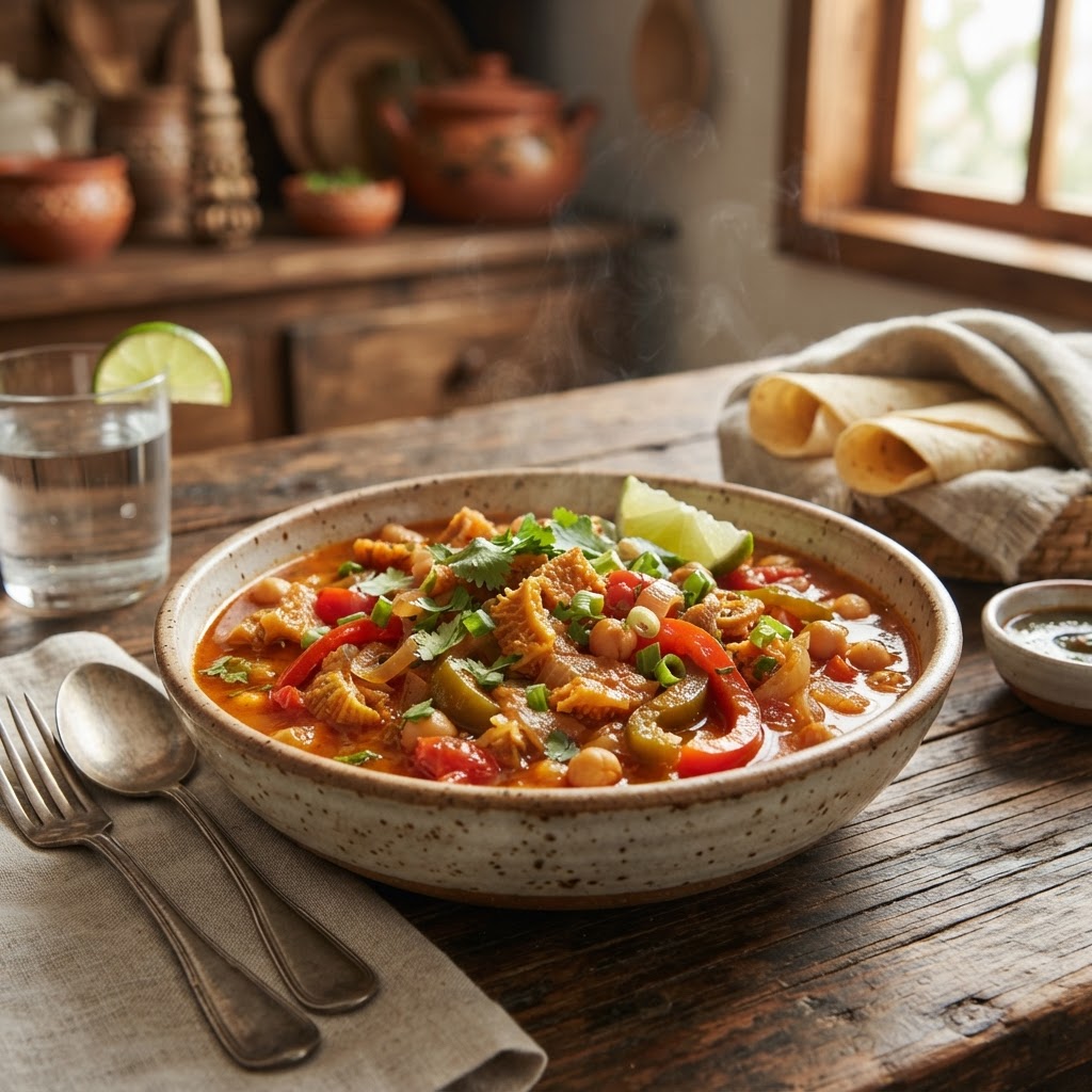 Mondongo en Salsa de Chile Dulce