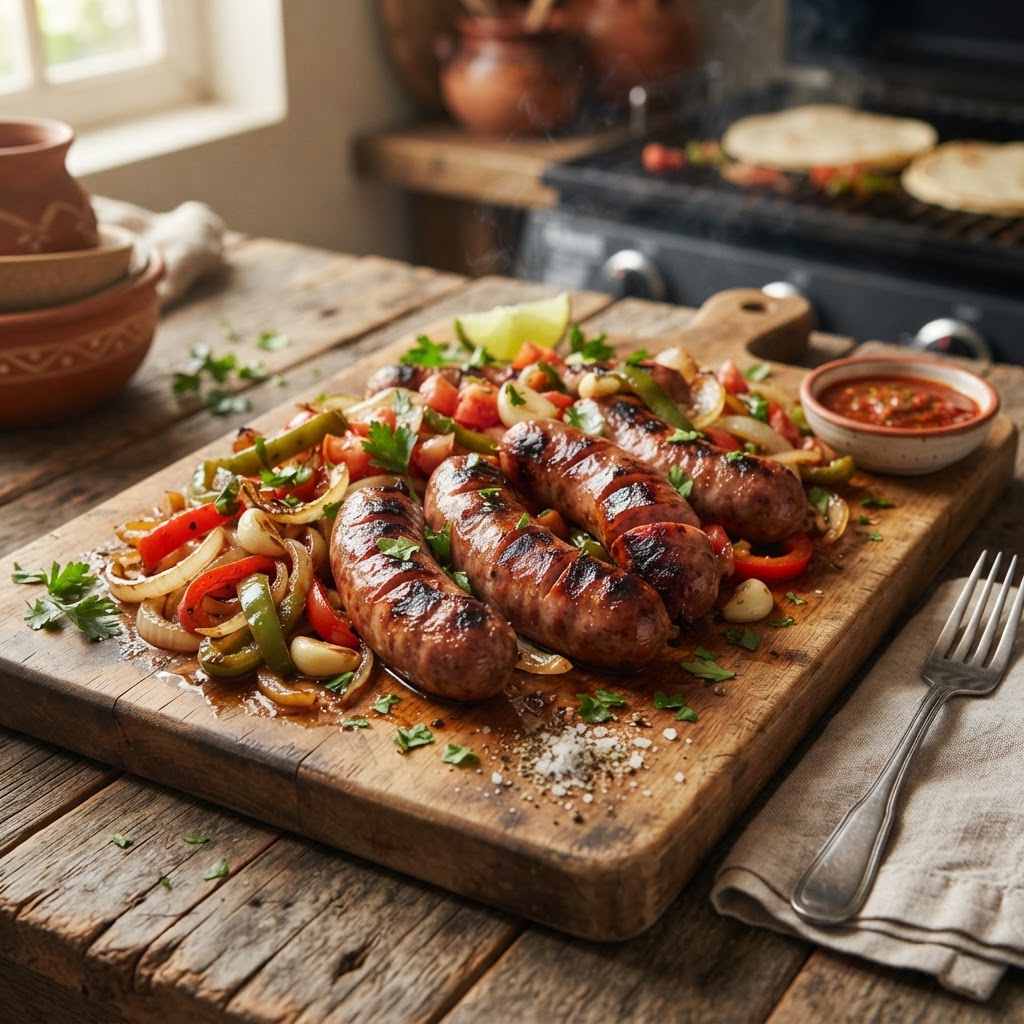 Salchichas al Grill con Olores