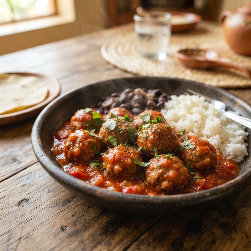 Albóndigas en Salsa de Tomate Natural