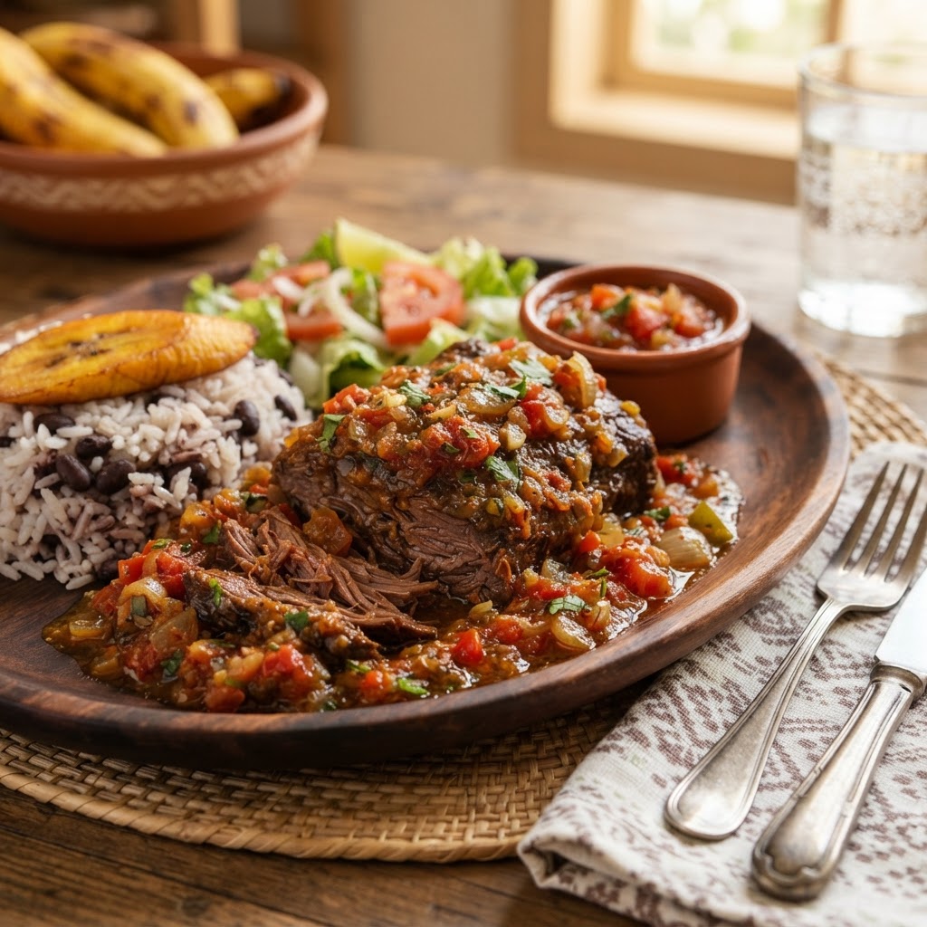 Mano de Piedra en Salsa Criolla