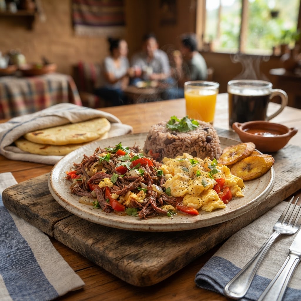 Cecina con Huevos Picados