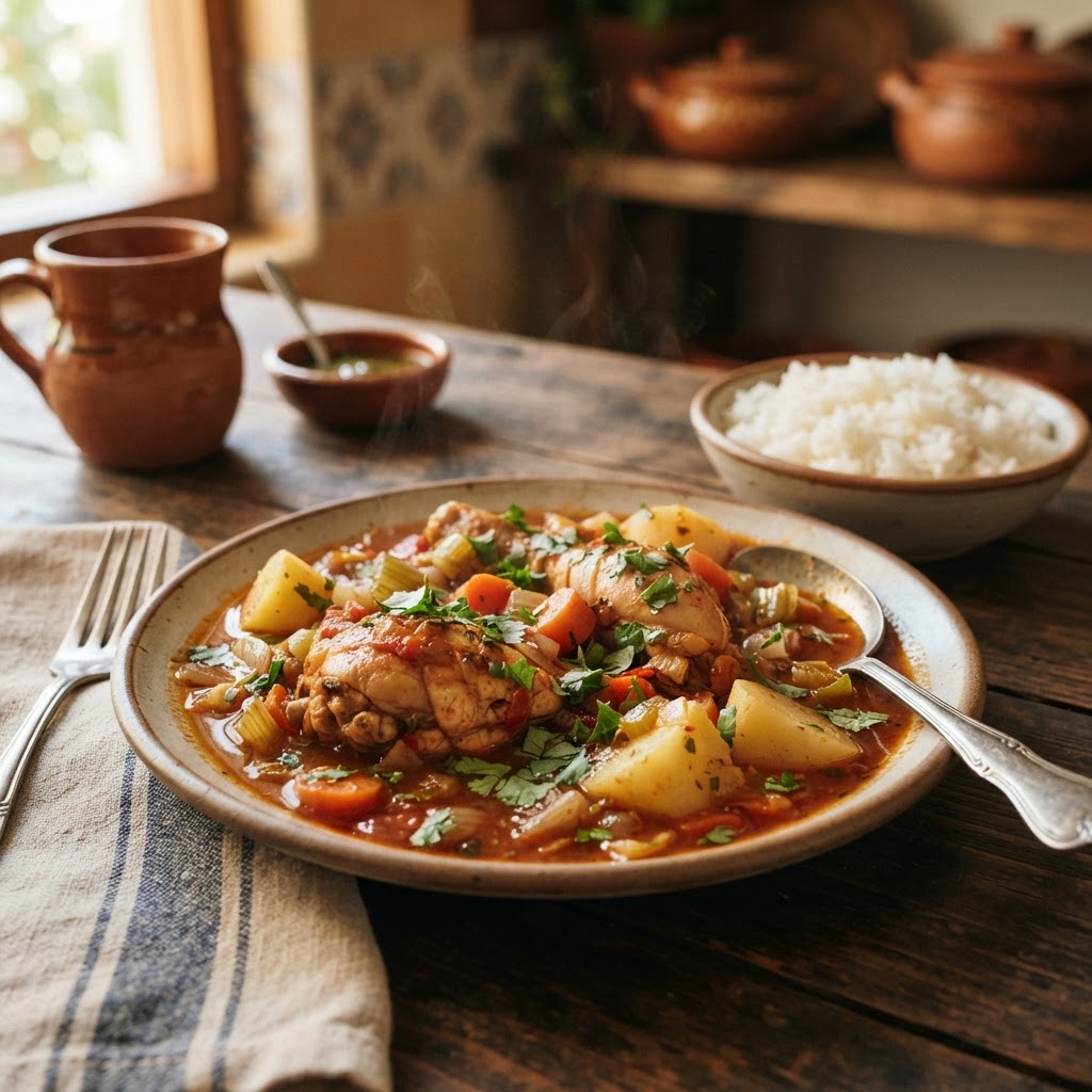 Guiso de Pollo con Papas