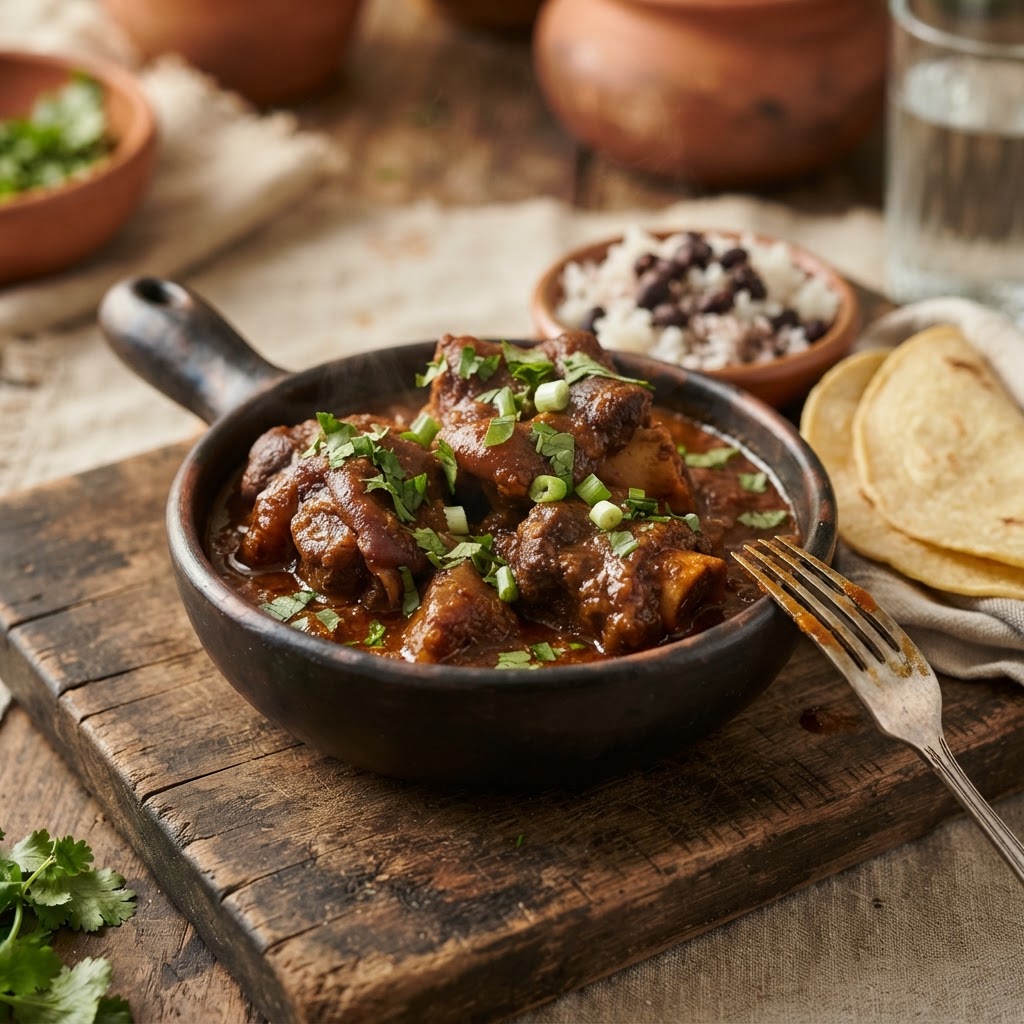 Pezuña en Adobo Criollo