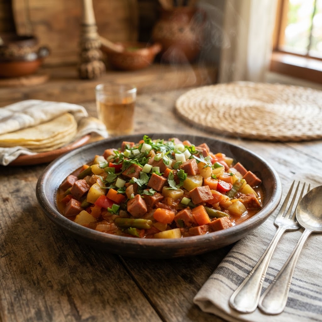 Picadillo de Mortadela