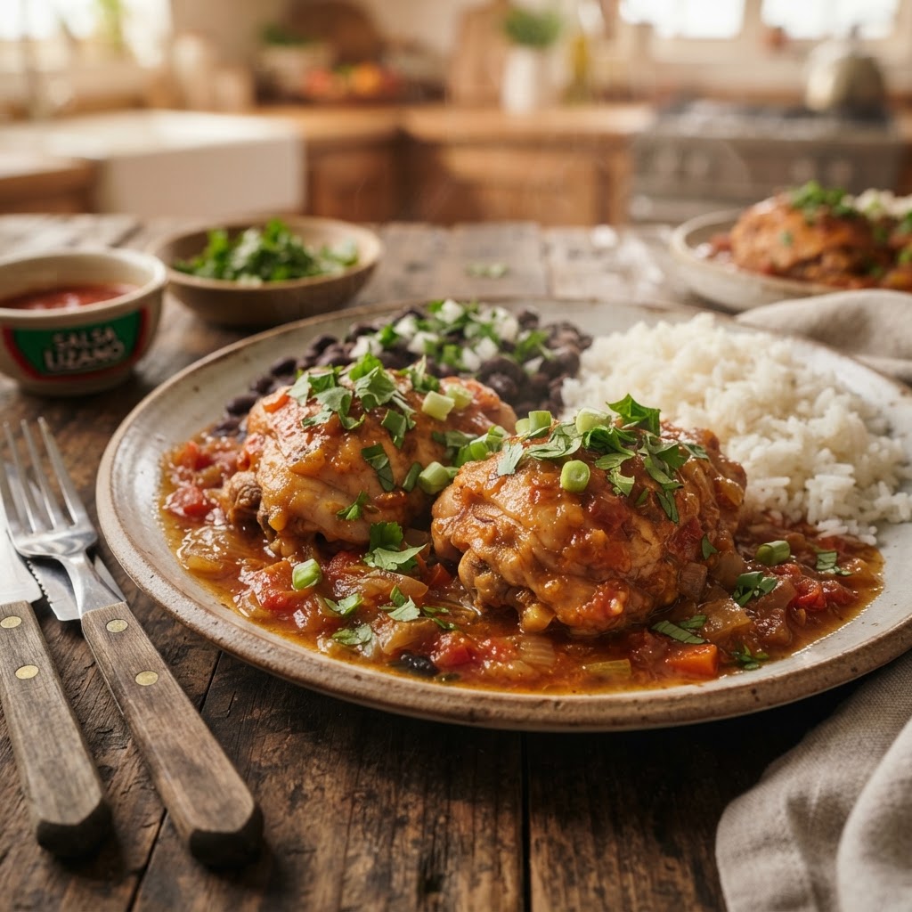 Muslos Sudados en Salsa de Tomate