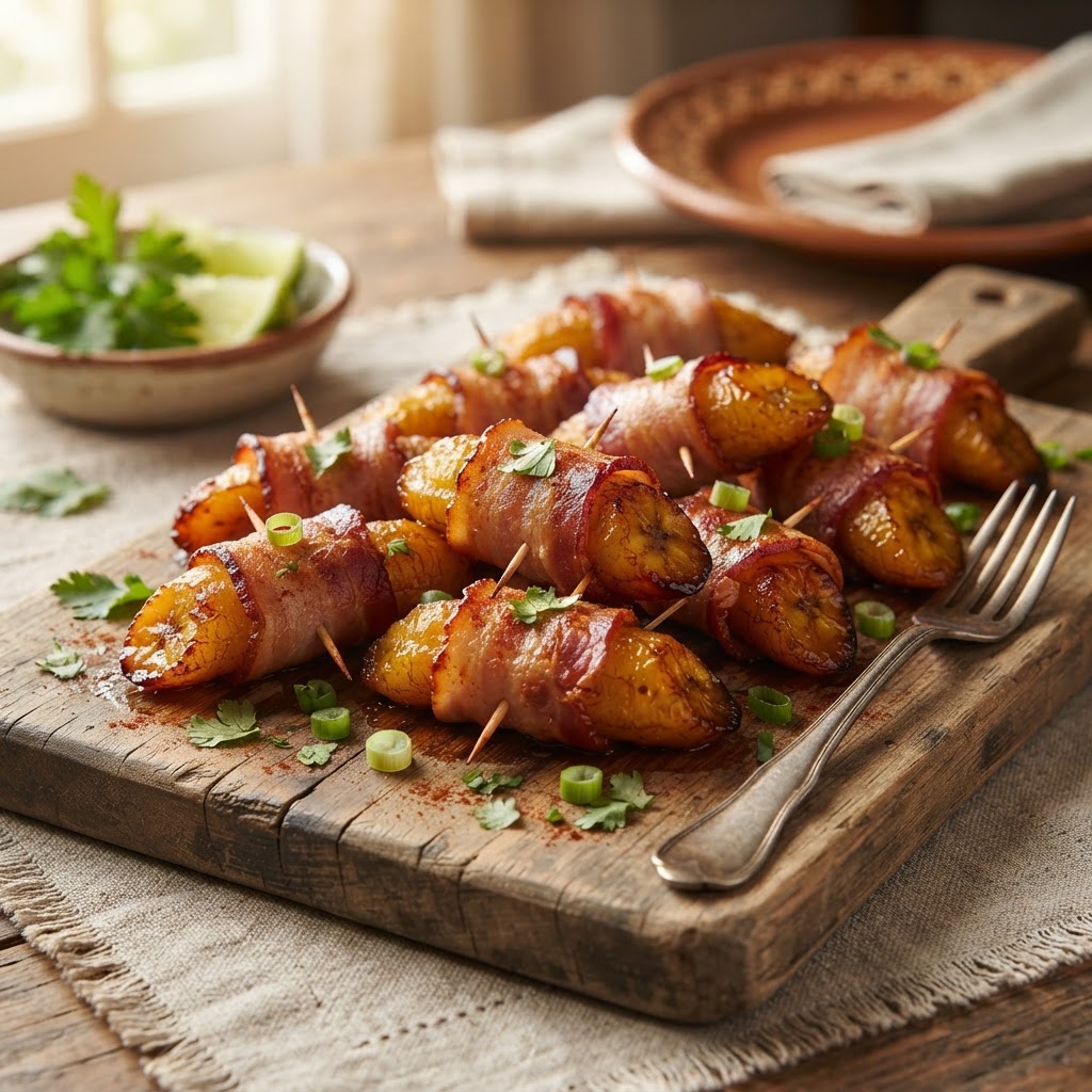 Plátanos Maduros con Tocineta