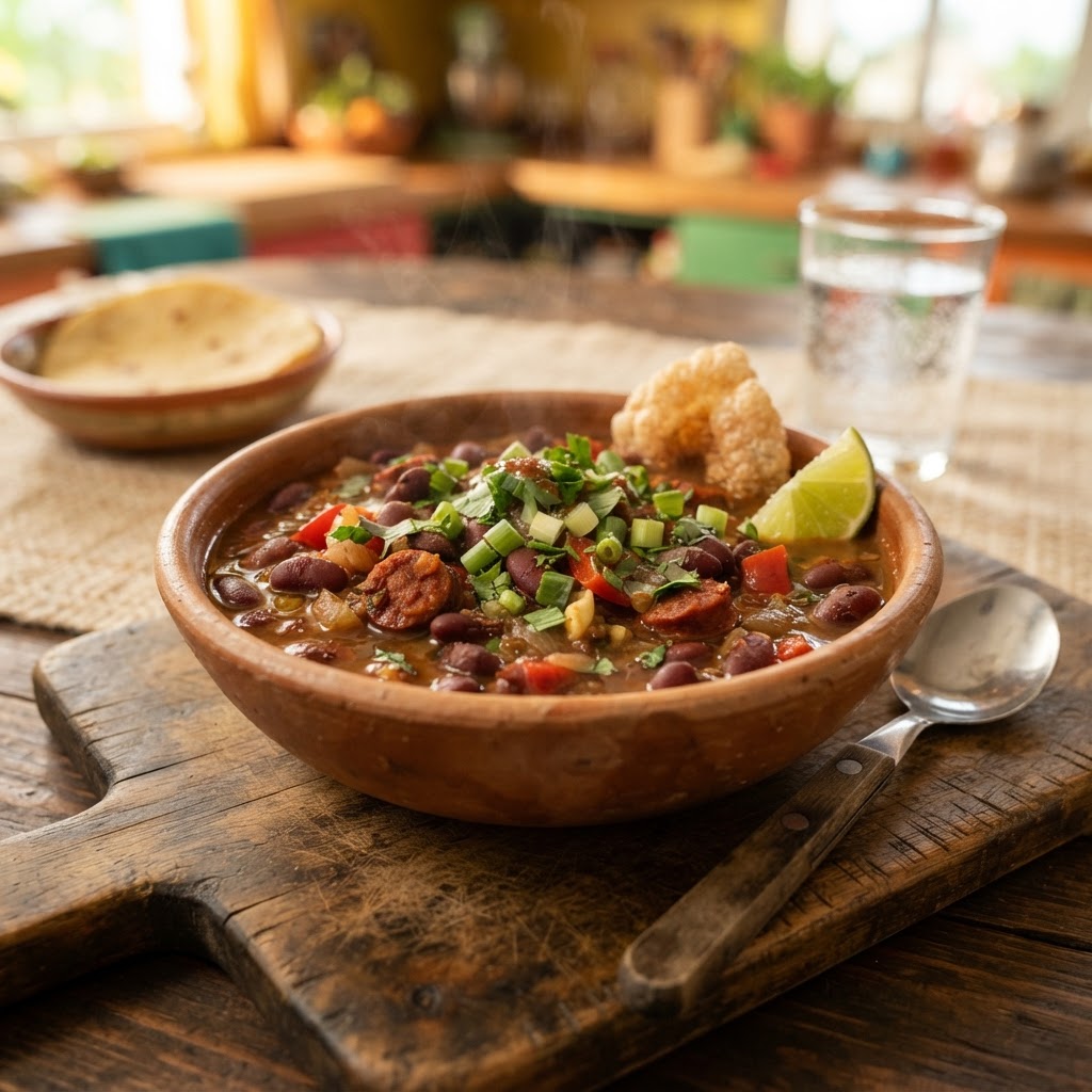 Frijoles con Chorizo