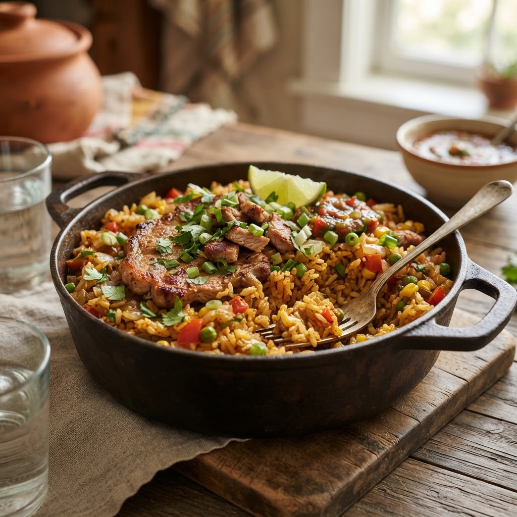 Arroz con Chuleta