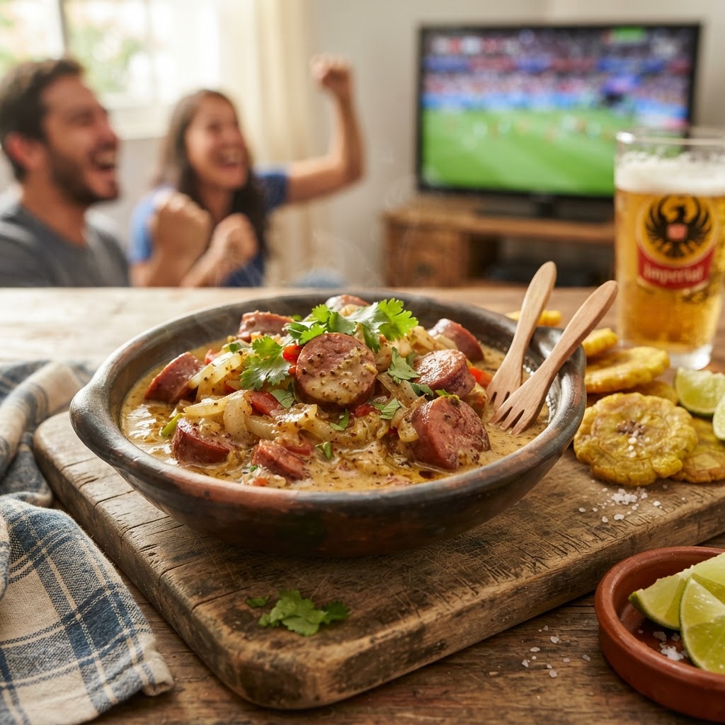 Salchichón en Salsa de Mostaza