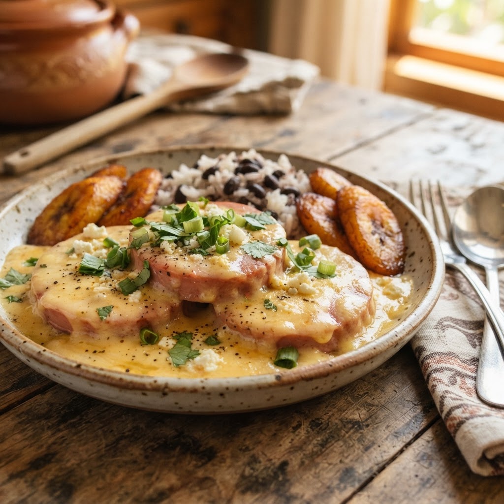 Mortadela en Salsa de Queso
