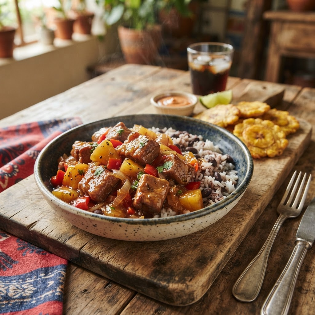 Cerdo en Salsa de Piña