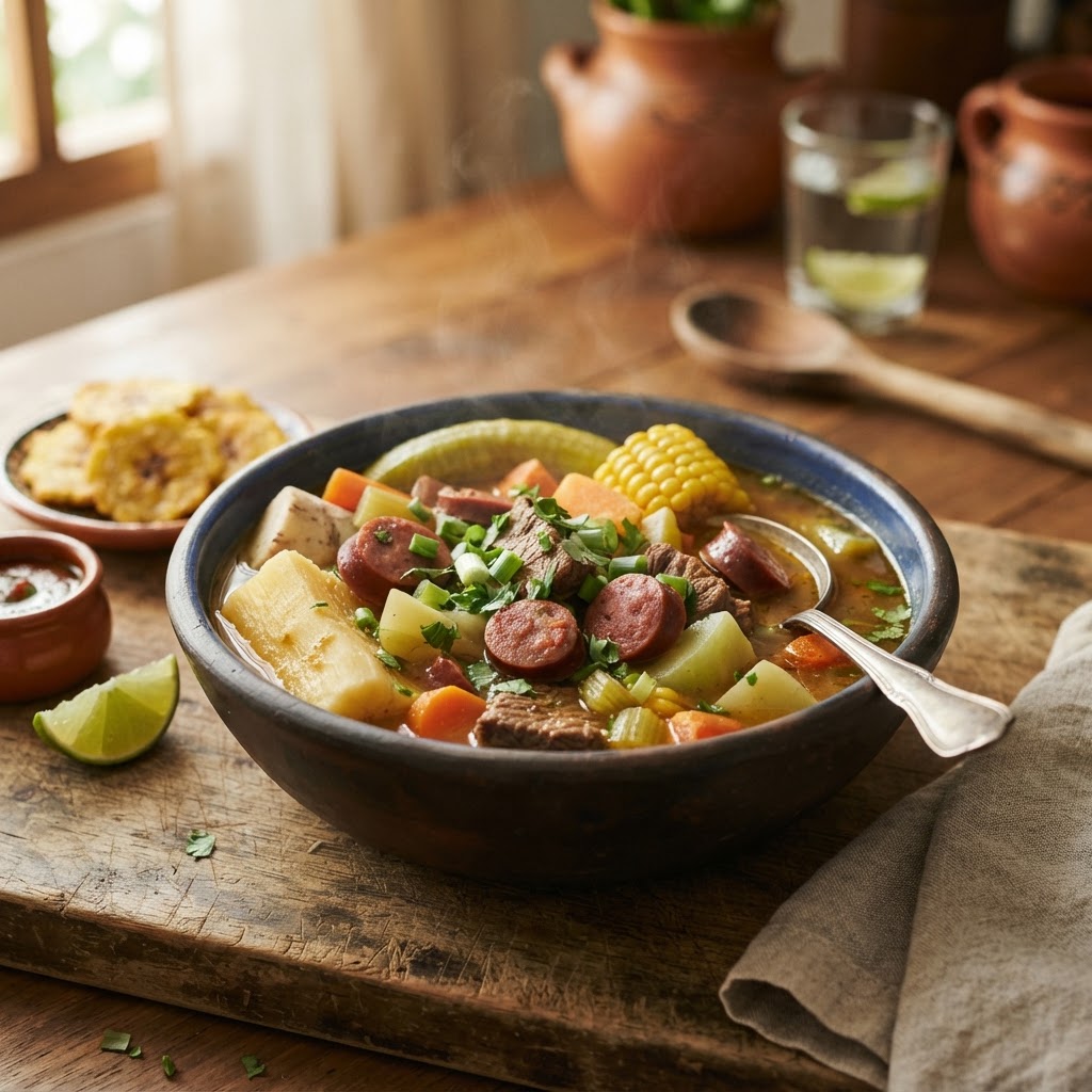 Olla de Carne con Salchichón