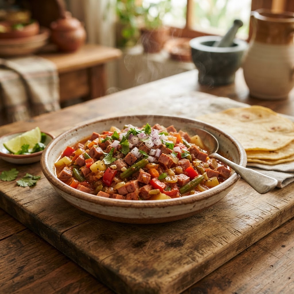 Picadillo de Mortadela
