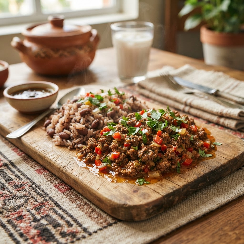 Carne Molida para Gallo Pinto