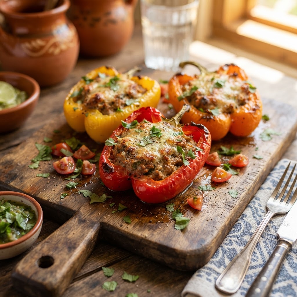 Relleno de Paté para Chiles Dulces