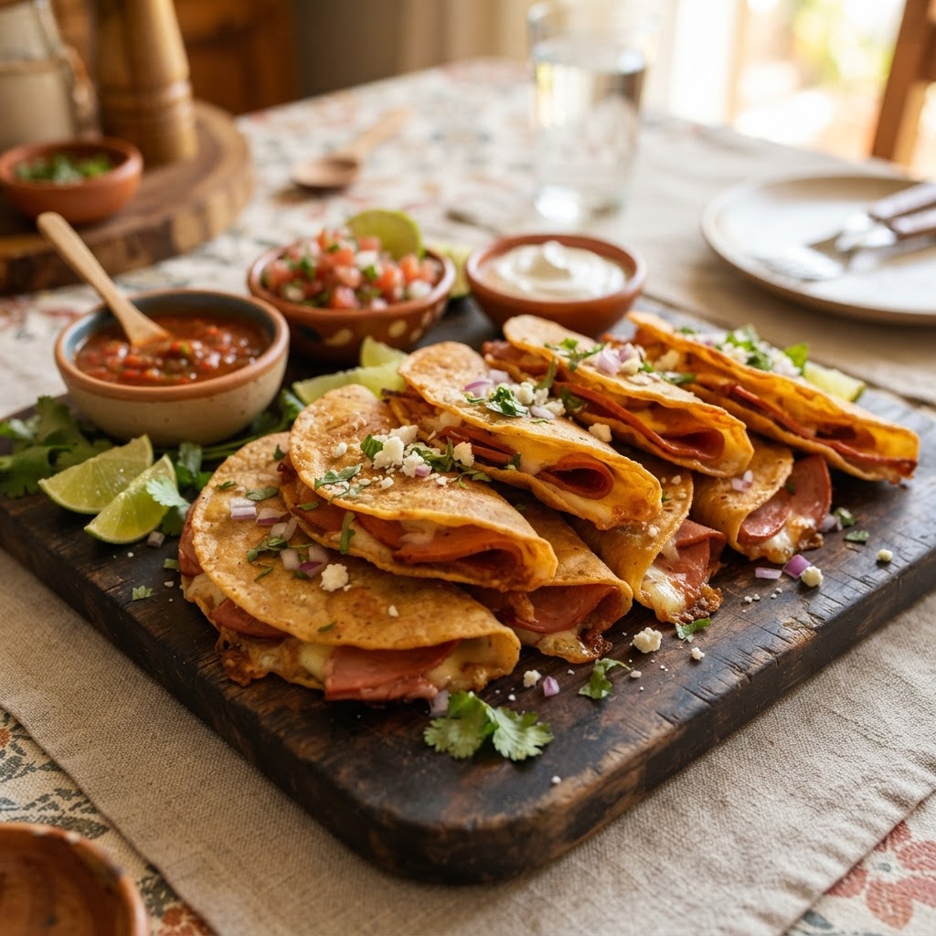 Tacos de Mortadela Fritos