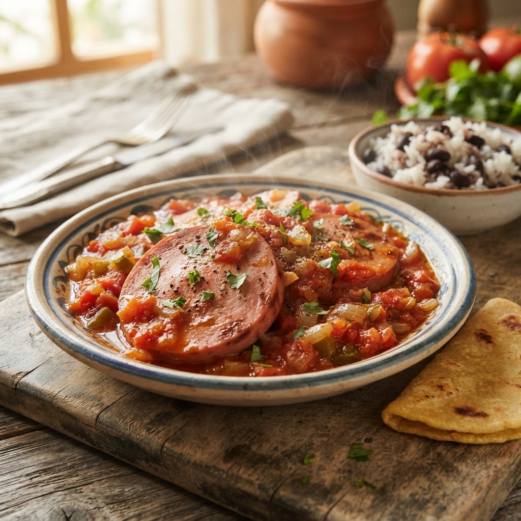 Mortadela en Salsa de Tomate