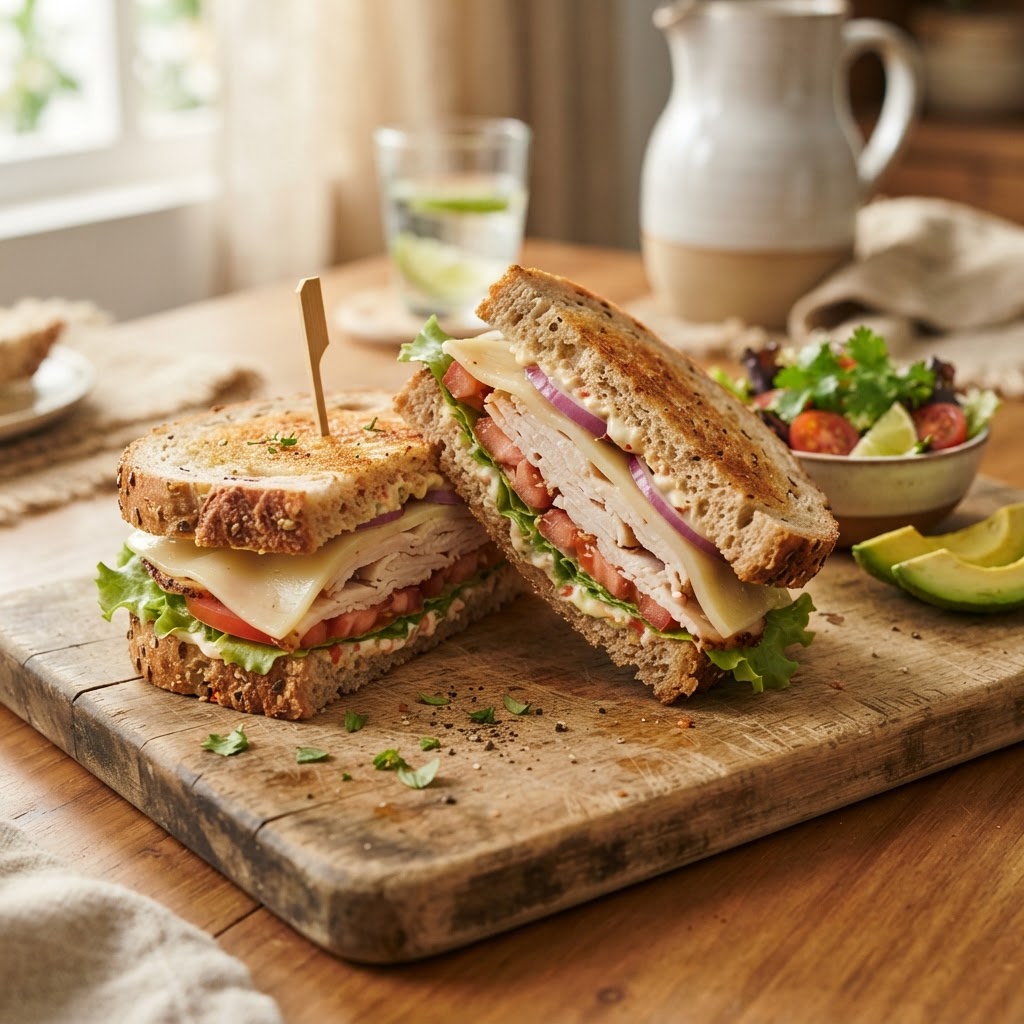 Sándwich de Pavo y Queso