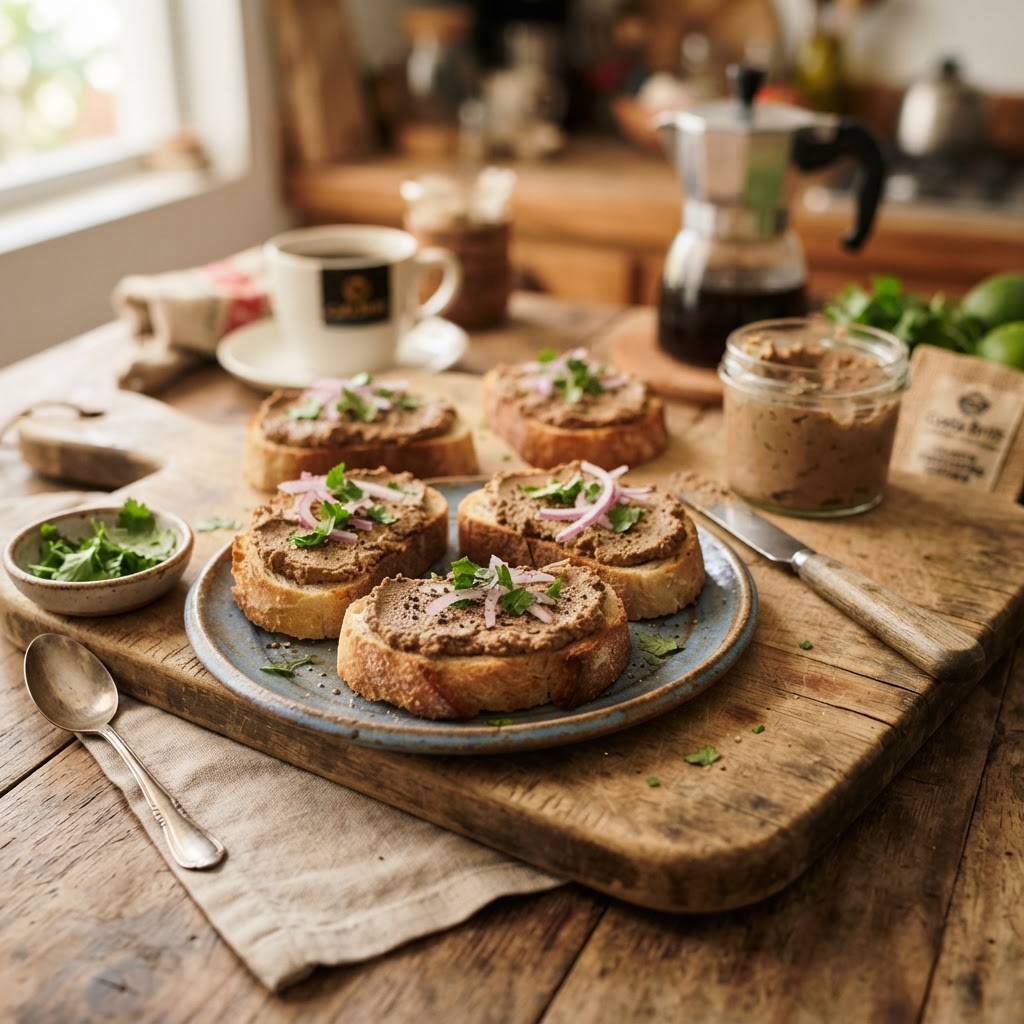 Tostadas con patecita