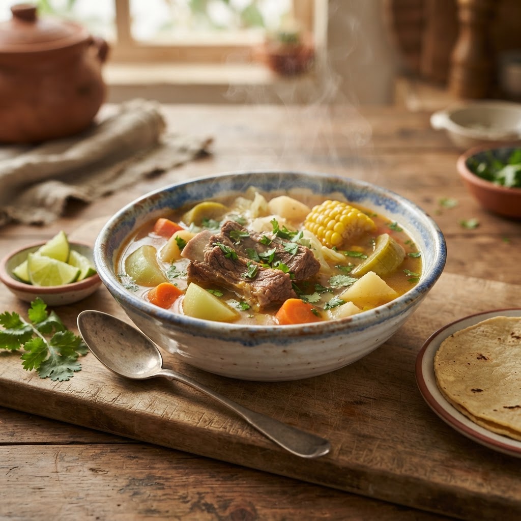 Sopa de Costilla con Vegetales