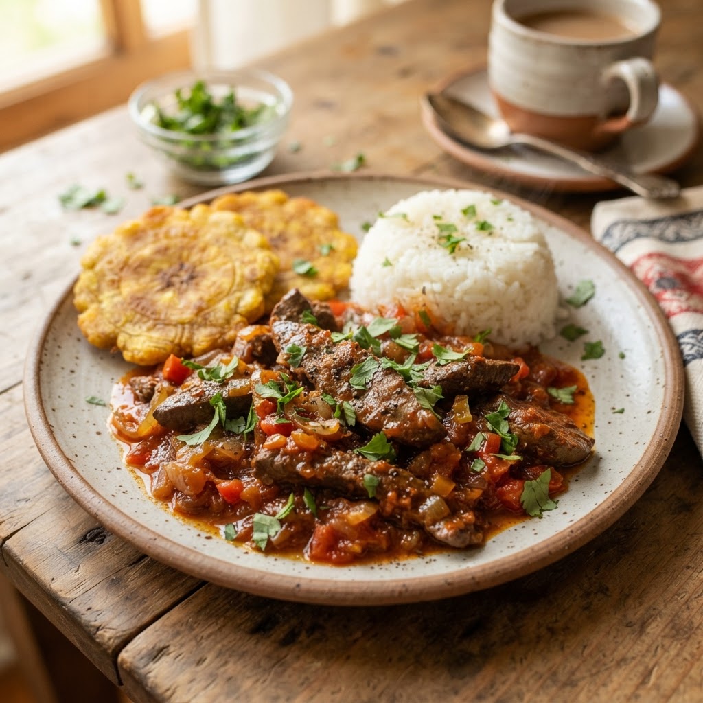 Hígado en Salsa de Tomate Criolla