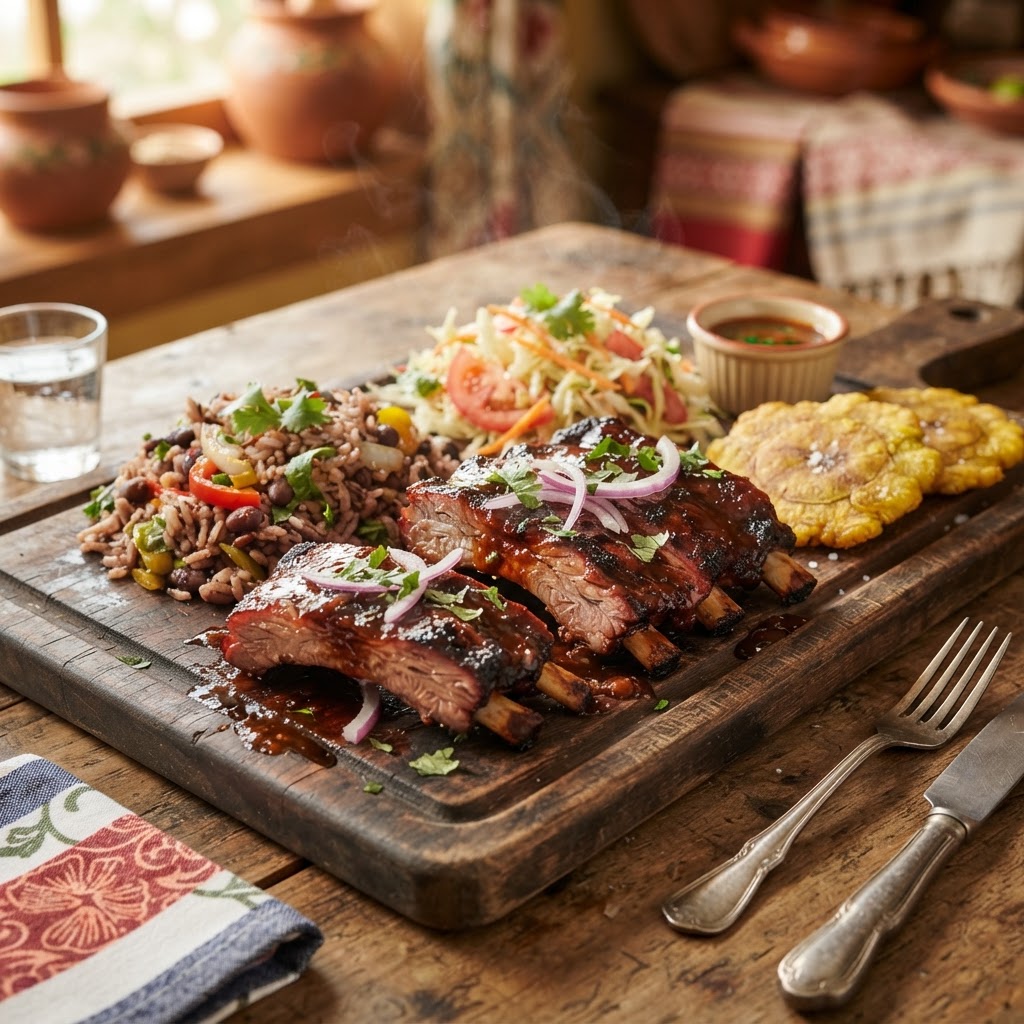 Costillas Ahumadas con Miel y Lizano