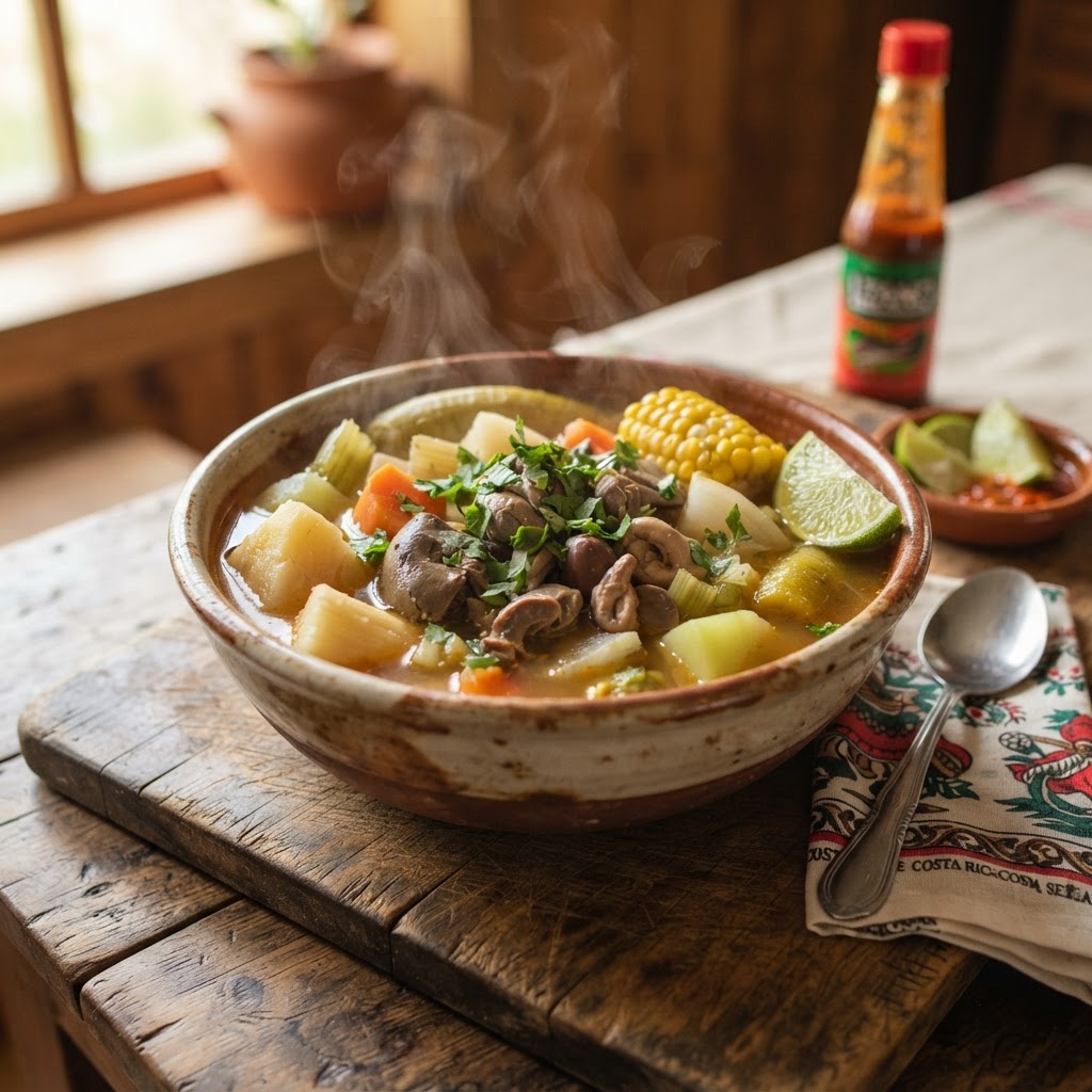 Caldo de Menudos con Verduras