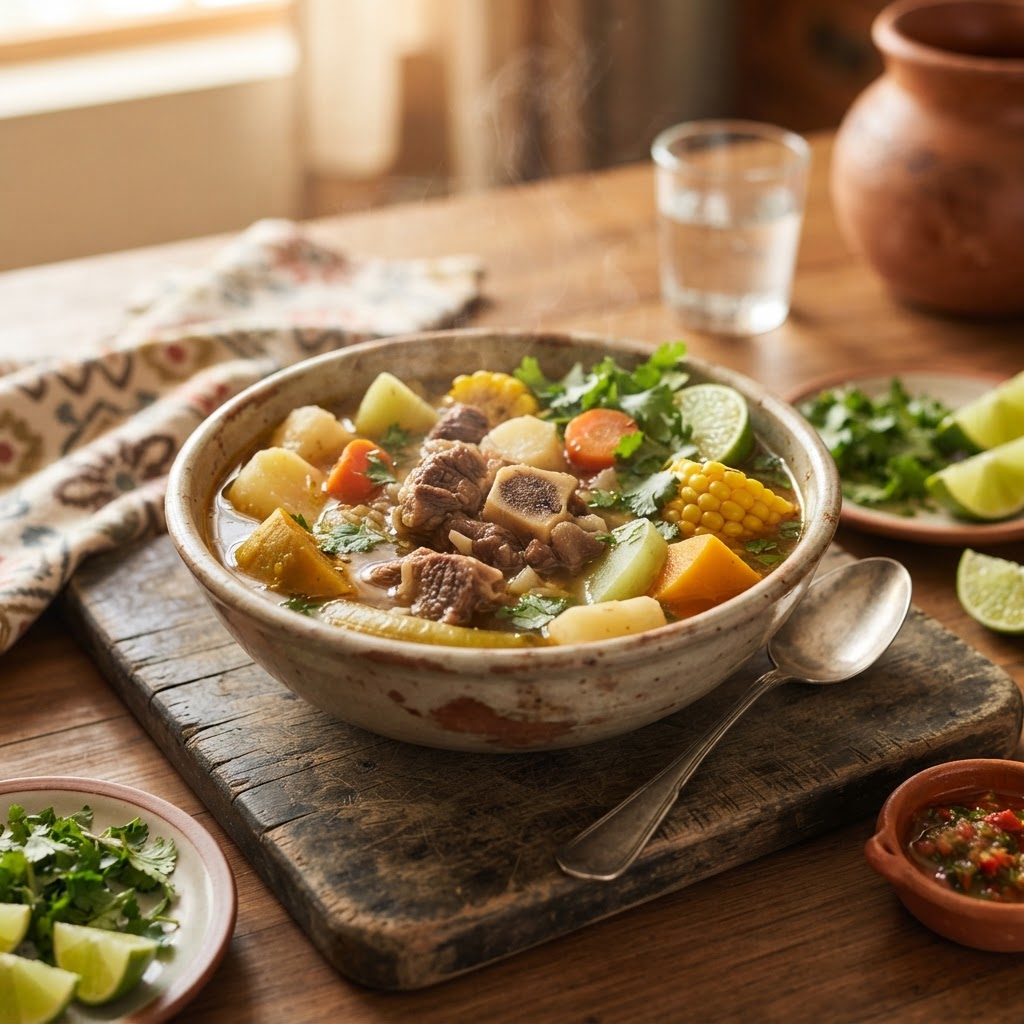 Sopa de Patas con Legumbres