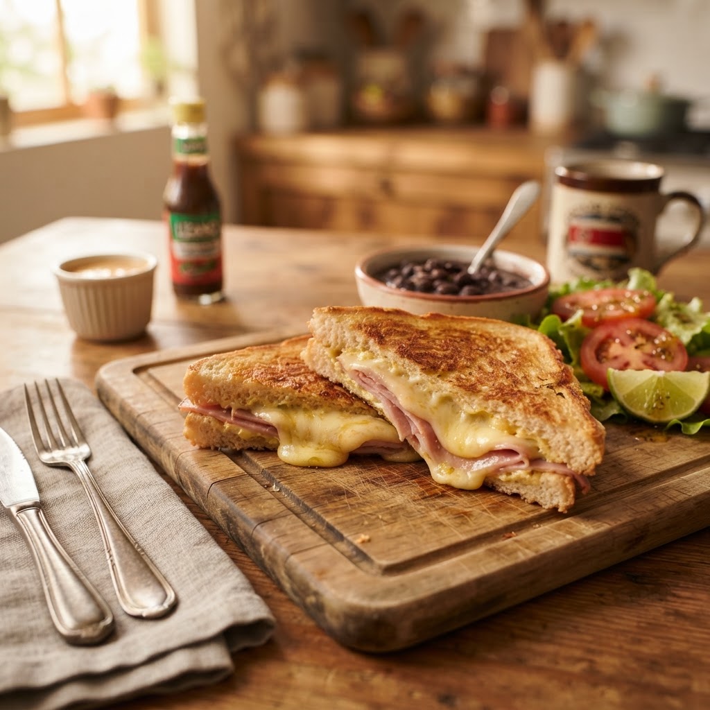 Sándwich Caliente de Jamón