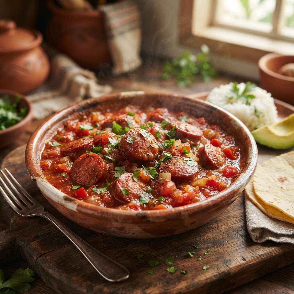 Chorizo en Salsa de Tomate Natural