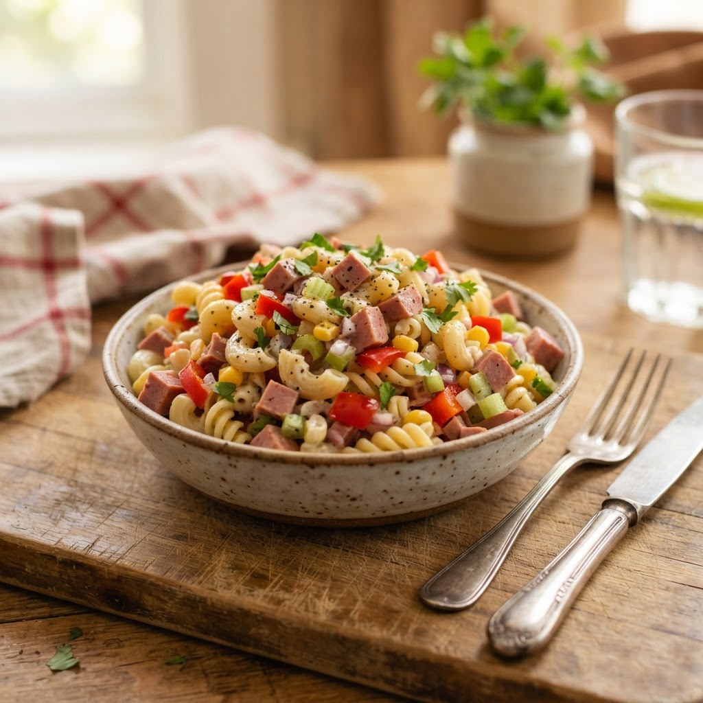 Ensalada de Pasta y Mortadela
