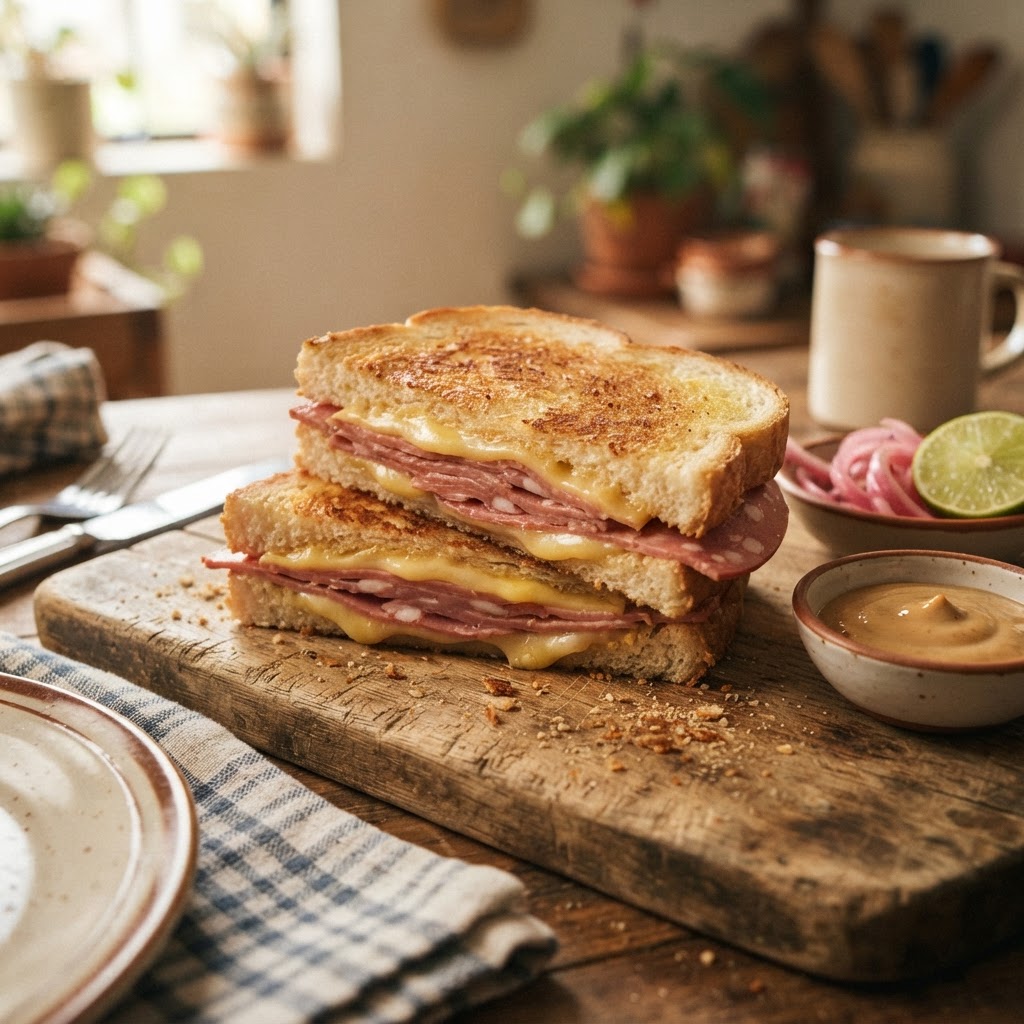 Sándwich de Mortadela al estilo soda