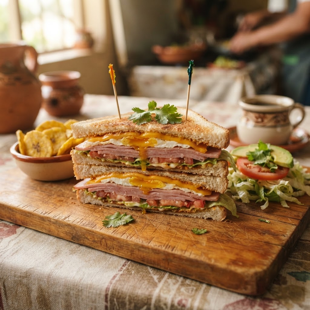 Sándwich Club Tico