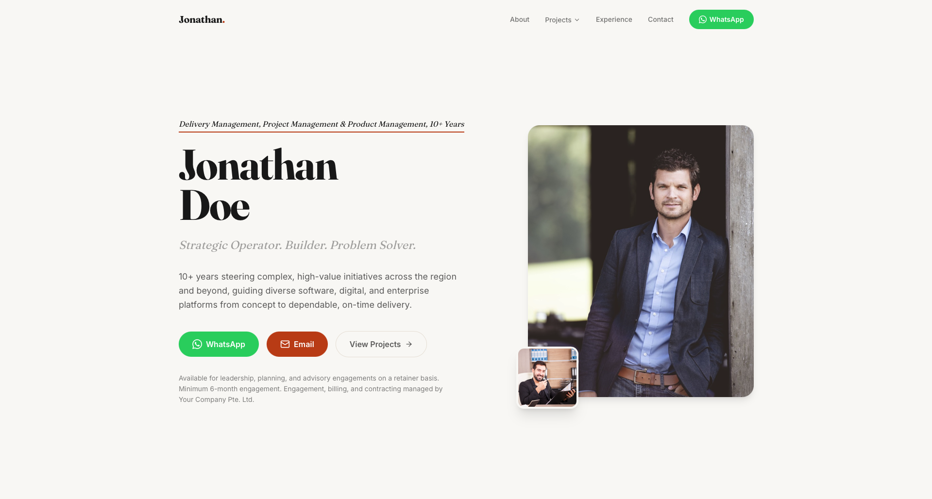 Professional Online Resume template preview
