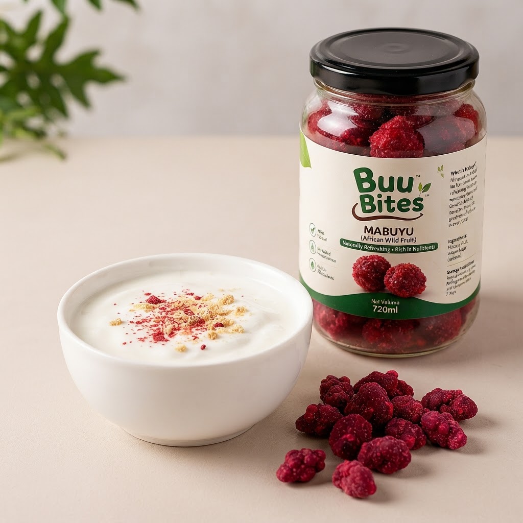 Sprinkled on yoghurt