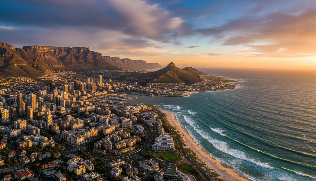 Cape Town aerial view