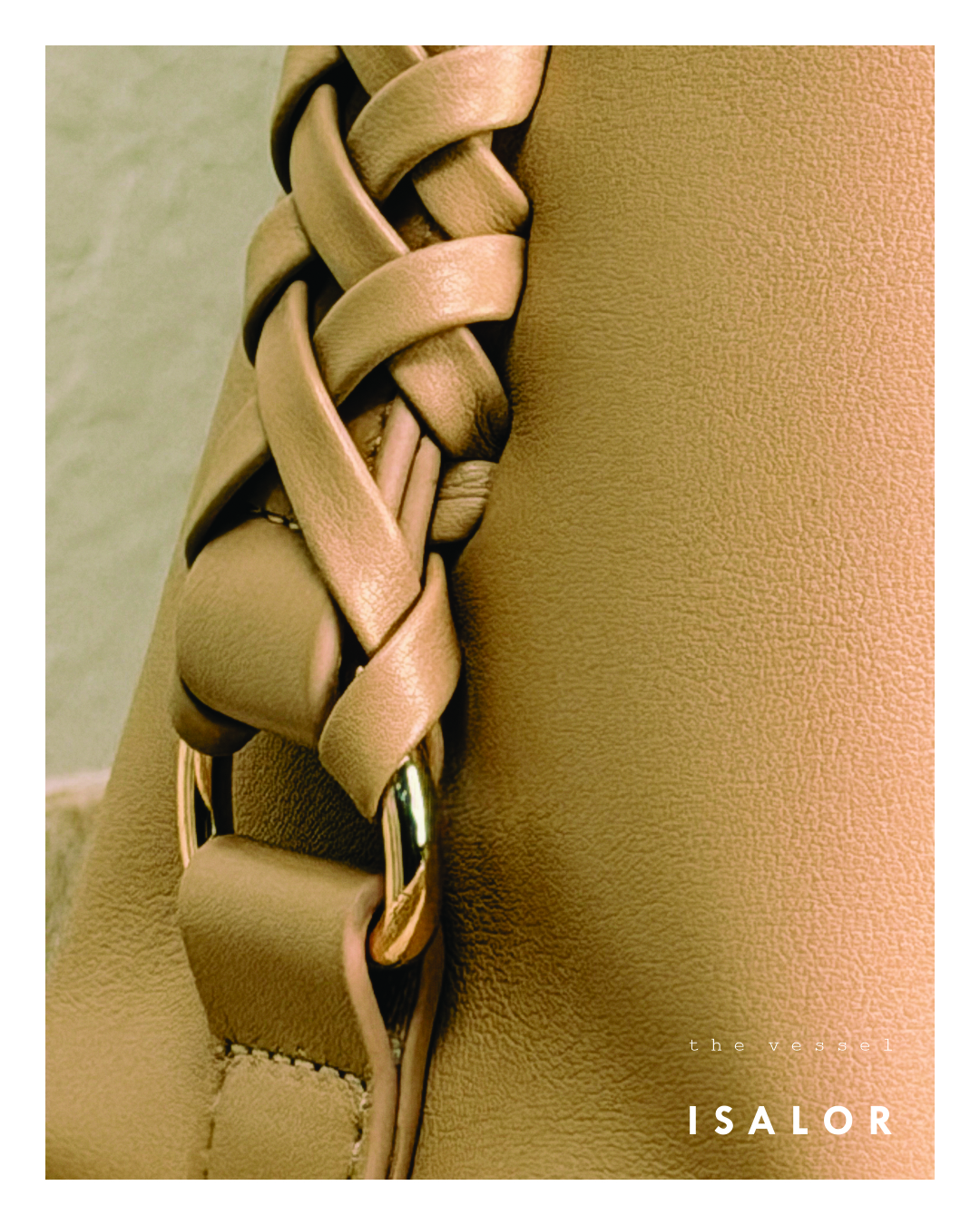The Vessel braided leather side detail by ISALOR