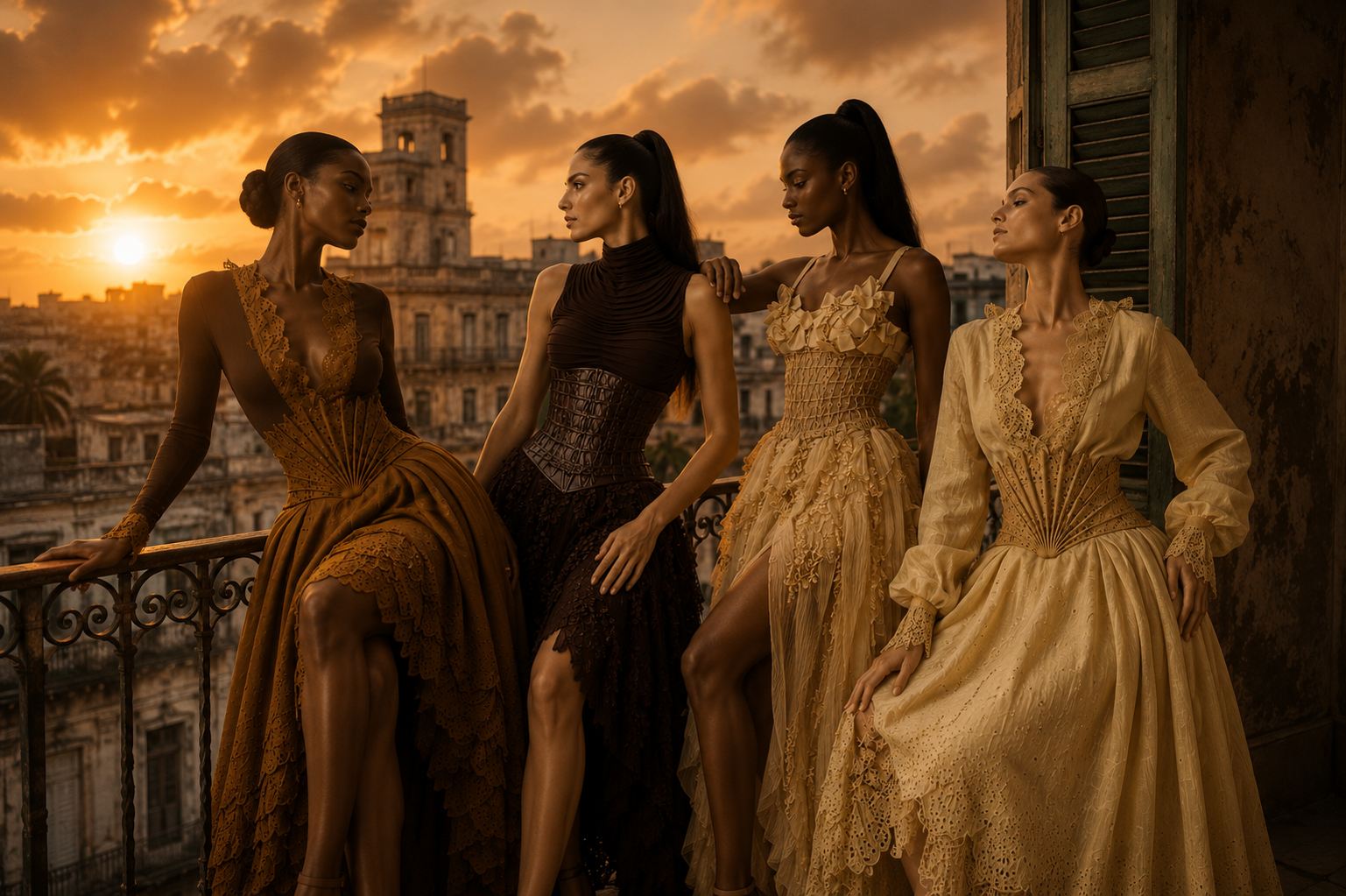 ISALOR couture collection — Mujeres de Cuba