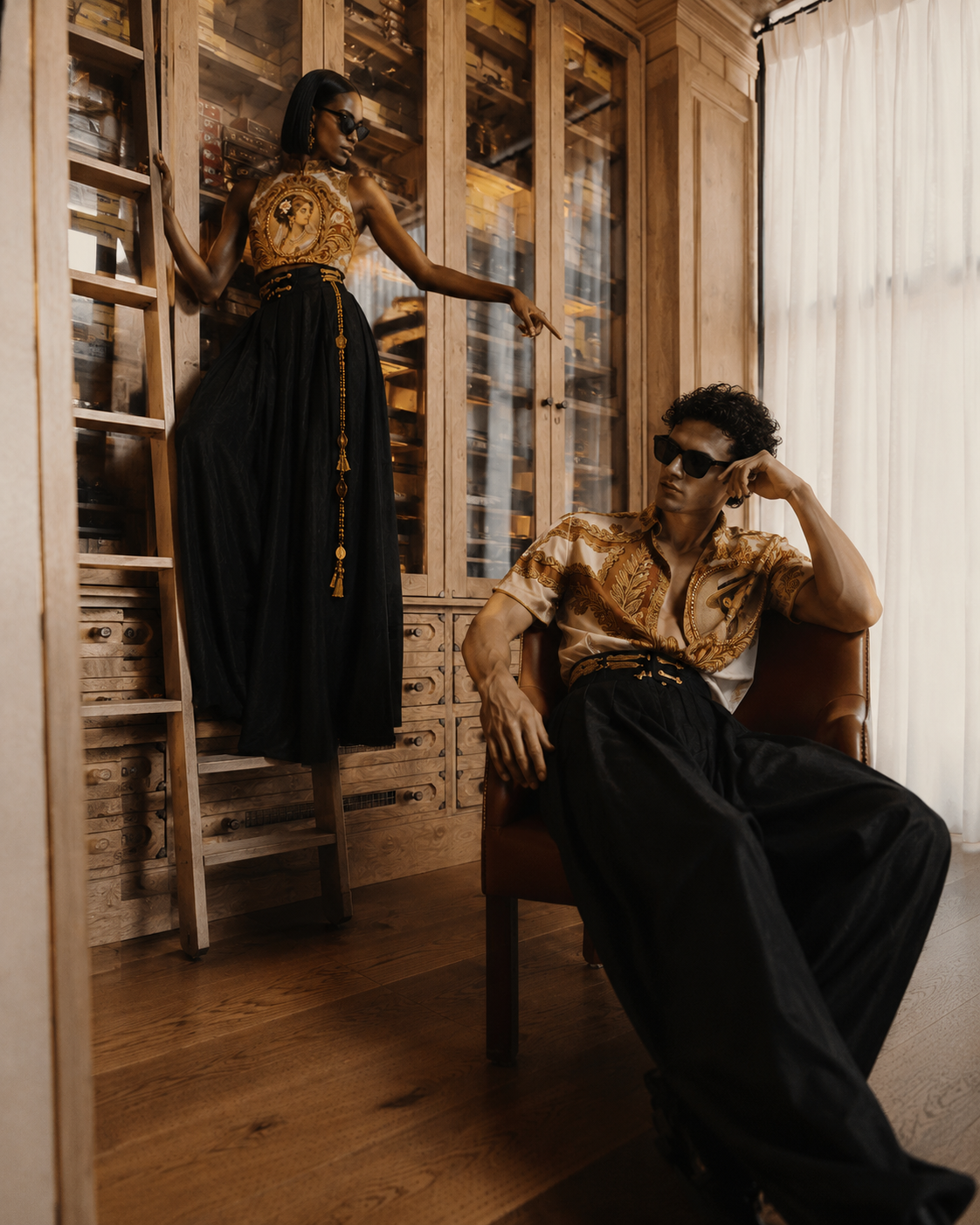 Look 02 — The First Portrait