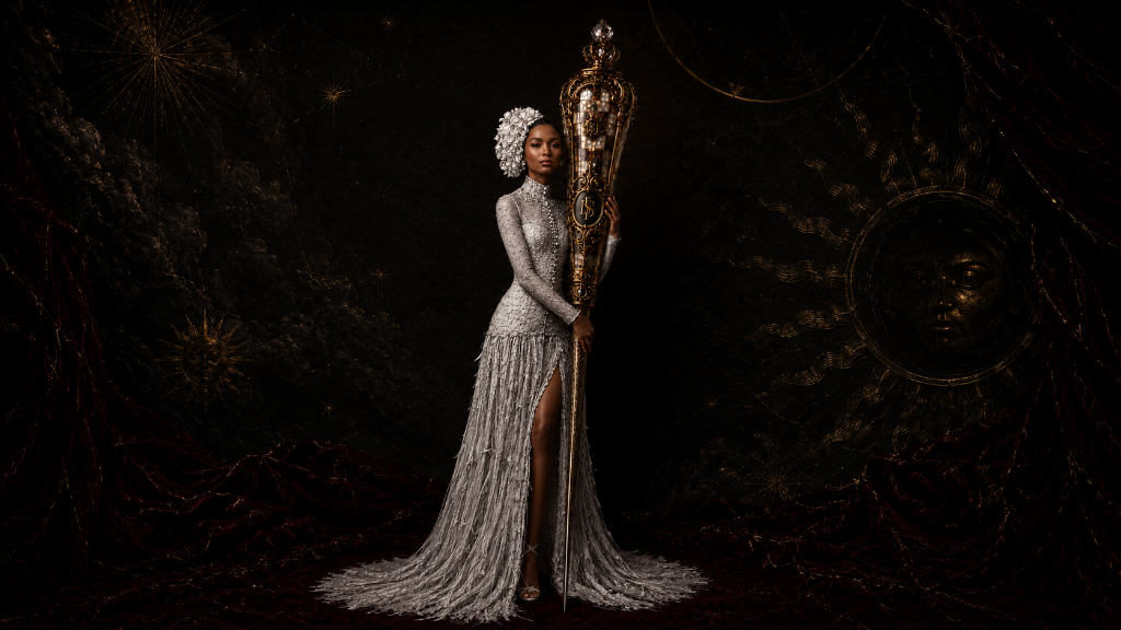 Golden threads and embroidery