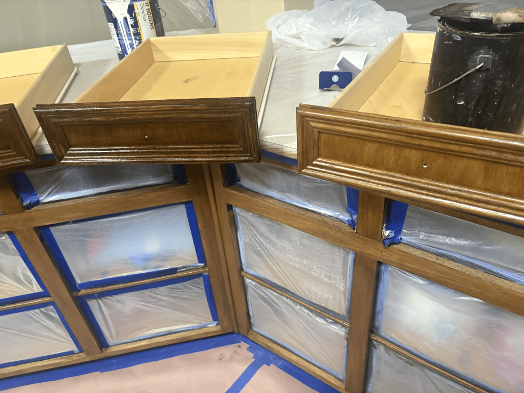 Cabinet Staining & Refinishing