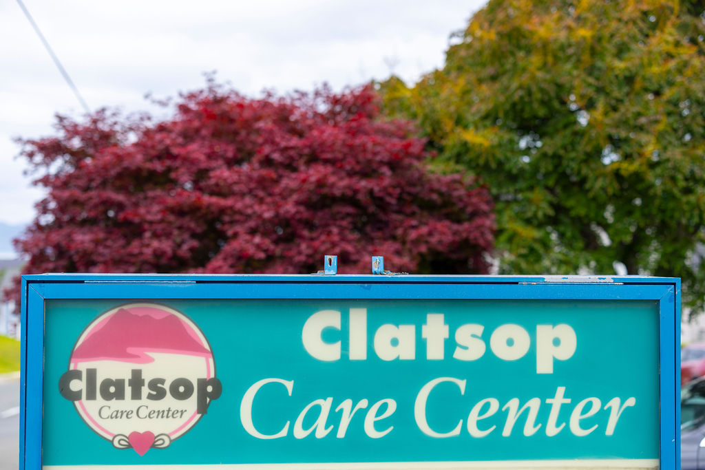 Clatsop Care Center signage at the 16th Street campus.